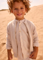 Mayoral Παιδική πλεκτή Ζακέτα  για Αγόρι Μπεζ 26-03382-063