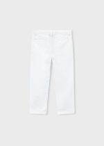 Mayoral Παιδικό λινό Παντελόνι άνετη γραμμή για Αγόρι Κρεμ 26-03576-071 - Image 4