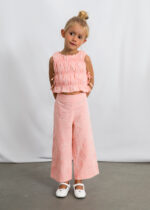 Mayoral Παιδικό Σετ Παντελόνι μακρυ κεντητο για Κορίτσι Ροζ 26-03592-077
