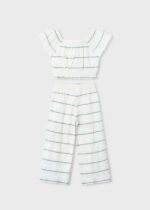 Mayoral Παιδικό Σετ Παντελόνιού μακρύ ριγέ για Κορίτσι Εκρού 26-03593-058 - Image 5