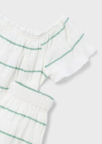 Mayoral Παιδικό Σετ Παντελόνιού μακρύ ριγέ για Κορίτσι Εκρού 26-03593-058 - Image 6