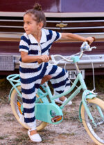 Mayoral Παιδικό Σετ πλεκτό Παντελoνιού μακρύ για Κορίτσι Σταμπωτό 26-03595-066 – Bild 4