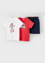 Mayoral Παιδικό Σετ μακό με στάμπα ρομπότ για Αγόρι Κόκκινο 26-03604-033