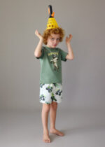 Mayoral Παιδικό Μαγιό με 3D λεπτομέρεια για Αγόρι Λευκό-Χακί 26-03611-084