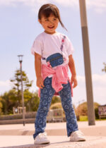 Mayoral Παιδικό Σετ Κολάν καμπάνα για Κορίτσι Σταμπωτό 26-03730-015