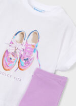 Mayoral Παιδικό Σετ ποδηλατικό Κολάν για Κορίτσι Μωβ 26-03731-020 - Image 3