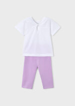 Mayoral Παιδικό Σετ κοντό Κολάν για Κορίτσι Μωβ 26-03732-053 – Bild 4