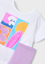 Mayoral Παιδικό Σετ κοντό Κολάν για Κορίτσι Μωβ 26-03732-053 – Bild 5