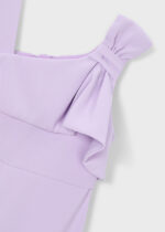 Mayoral Παιδική Ολόσωμη Φόρμα κρεπ με φιογκο για Κορίτσι Μωβ 26-03892-052 - Image 6