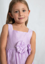 Mayoral Παιδικό Φόρεμα λινό για Κορίτσι Μωβ 26-03916-075 - Image 2