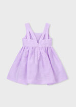 Mayoral Παιδικό Φόρεμα λινό για Κορίτσι Μωβ 26-03916-075 - Image 4