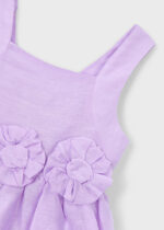 Mayoral Παιδικό Φόρεμα λινό για Κορίτσι Μωβ 26-03916-075 - Image 5