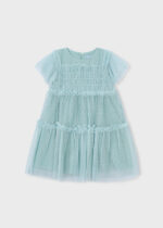 Mayoral Παιδικό Φόρεμα τούλι plumeti για Κορίτσι Μέντα 26-03917-080 – Bild 4