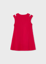 Mayoral Παιδικό Φόρεμα με ανοίγματα (cut out) & τρουκς για Κορίτσι Ροδακινί 26-03938-091 – Bild 3