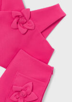 Mayoral Παιδικό Σετ Βερμούδα κρεπ με λουλούδια για Κορίτσι Κόκκινο 26-03948-094 - Image 4