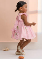 Abel & Lula Βρεφικό Λινό Φόρεμα Σταμπωτό για Κορίτσι Ροζ 26-05007-006 - Image 3