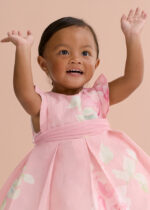 Abel & Lula Βρεφικό Λινό Φόρεμα Σταμπωτό για Κορίτσι Ροζ 26-05007-006 - Image 2