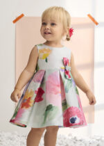 Abel & Lula Βρεφικό Φόρεμα με Μονόινο Νήμα Σταμπωτό για Κορίτσι Ροζ 26-05017-002