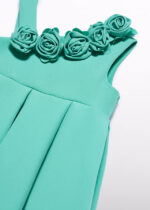 Abel & Lula Βρεφικό Ασύμμετρο Φόρεμα Κρεπ για Κορίτσι Μπλε 26-05018-015 - Image 3