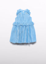 Abel & Lula Παιδικό Φόρεμα Τούλι με Λάμψη για Κορίτσι Μπλε 26-05034-082