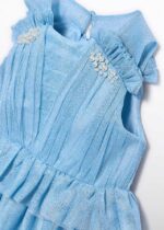 Abel & Lula Παιδικό Φόρεμα Τούλι με Λάμψη για Κορίτσι Μπλε 26-05034-082 - Image 3