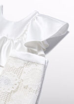 Abel & Lula Παιδικό Σετ Παντελόνι Ζιπ Κιλότ Γκιπούρ για Κορίτσι Κρεμ 26-05212-010 - Image 3