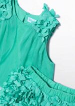 Abel & Lula Παιδικό Σετ Βερμούδα με 3D Λουλούδια για Κορίτσι Μπλε 26-05268-022 – Bild 3