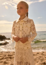 Abel & Lula Παιδικό Κοστούμι με Παντελόνι Ζιπ Κιλότ για Κορίτσι Κρεμ 26-05288-004 - Image 6