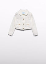 Abel & Lula Παιδικό Τζάκετ με Πούλιες για Κορίτσι Κρεμ 26-05395-003