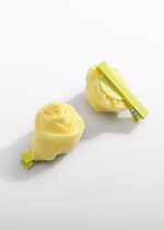 Abel & Lula Σετ Τσιμπιδάκια Μαλλιών με Λουλούδι από Γάζα για Κορίτσι Κίτρινο 26-05469-080 - Image 2