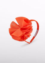 Abel & Lula Στέκα Μαλλιών με Λουλούδι από Γάζα για Κορίτσι Πορτοκαλί 26-05472-083