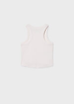 Mayoral Παιδική Μπλούζα με τιράντες ριμπ για Κορίτσι Μπεζ 26-06013-024 - Image 2