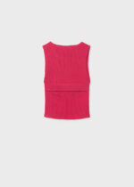 Mayoral Παιδικό Τοπ πλεκτό με άνοιγμα στην πλάτη για Κορίτσι Μπορντώ 26-06026-038 - Image 2