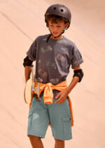 Mayoral Παιδική Βερμούδα cargo για Αγόρι Πράσινο 26-06221-050