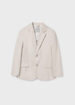 Mayoral Παιδικό λινό Σακάκι suiting για Αγόρι Μπεζ 26-06413-063 - Image 2