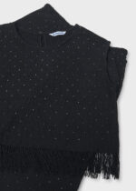 Mayoral Παιδικό Σετ Παντελόνιού μακρύ με στρας για Κορίτσι Μαύρο 26-06558-092 - Image 3