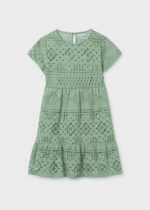 Mayoral Παιδικό Φόρεμα δαντελα για Κορίτσι Πράσινο 26-06904-094 – Bild 2