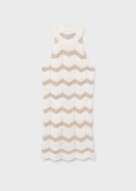 Mayoral Παιδικό Φόρεμα πλεκτο ζιγκ ζαγκ  για Κορίτσι Μπεζ 26-06907-064