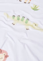 Mayoral Newborn Βρεφική Κουβέρτα με Μεταξοτυπία για Αγόρι Μπεζ 26-09025-097 - Image 3