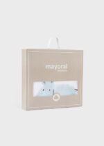 Mayoral Newborn Βρεφική Κουβέρτα με Μεταξοτυπία για Αγόρι Μπεζ 26-09025-097 - Image 4