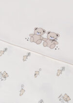 Mayoral Newborn Βρεφική Κουβέρτα Μοτίβο για Κορίτσι Εκρού 26-09047-014 - Image 3