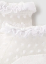 Mayoral Newborn Βρεφικά Καλτσάκια plumeti για Κορίτσι Λεύκο 26-09056-054 - Image 2