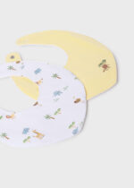 Mayoral Newborn Βρεφικό Σετ 2 Σαλιάρες για Κορίτσι Κίτρινο 26-09073-035 - Image 2