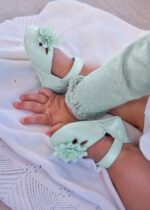 Mayoral Newborn Βρεφικές Μπαρέτες με Λουλούδι για Κορίτσι Μπλε 26-09091-082 – Bild 2