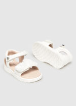 Mayoral Παιδικό Σανδάλι με καρδιά για Κορίτσι Λευκό 26-41743-041
