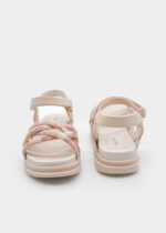 Mayoral Παιδικό Σανδάλι με glitter για Κορίτσι Μπεζ 26-43738-025