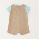 iDo Βρεφικό Καλοκαιρινό Φορμάκι για Αγόρι Καφέ-Μπεζ 4G063-0437 - Image 2