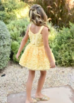 Angels Face Παιδική Φούστα με 3D τριαντάφυλλα Blossom για Κορίτσι Κίτρινο 26-YELLOW-BLOSSOM-ROSES - Image 4