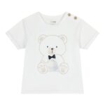 iDo Βρεφικό Σετ Κοντομάνικο για Αγόρι Λευκό 4G152-0113