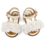 BABYWALKER Βρεφικό Πέδιλο για Κορίτσι Εκρού pri-2656 - Image 2